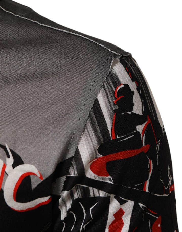 Dolce & Gabbana Multicolor Agrigento Dance Jazz Music Print T-shirt