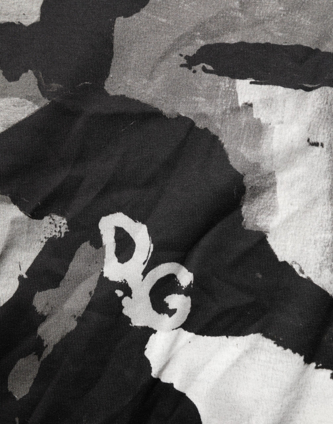 Dolce & Gabbana Multicolor Camouflage Men Short Sleeves T-shirt