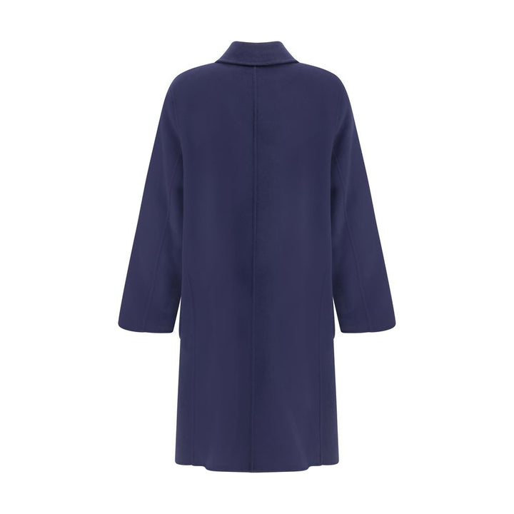 Tory Burch Blue Wool Coat