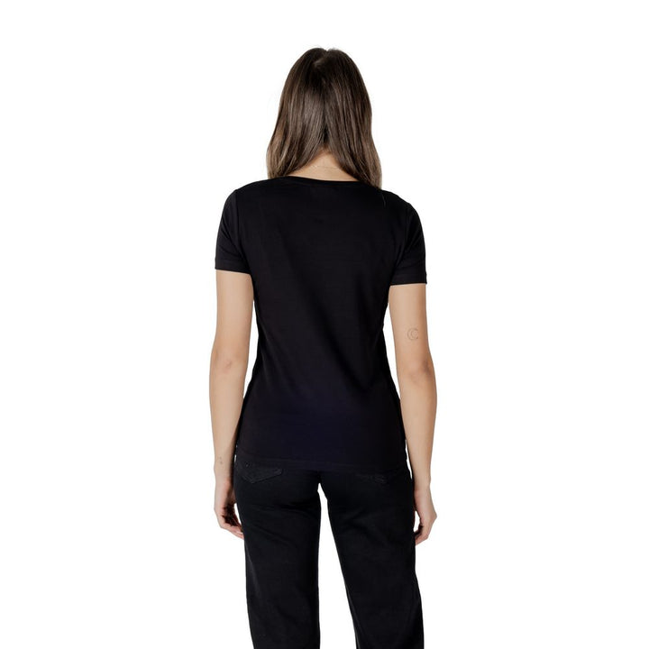 EA7 Emporio Armani Black Cotton Sportswear