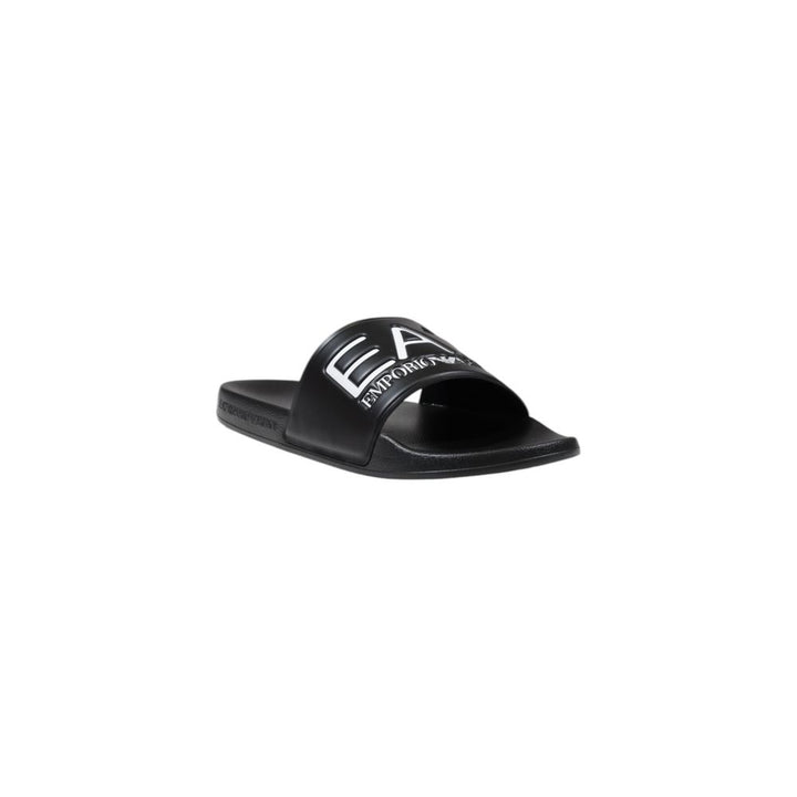 EA7 Emporio Armani Black And White Pvc Slippers