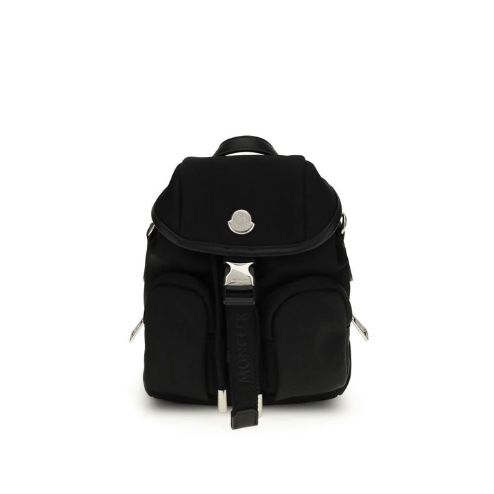 Moncler Black Calf Leather Bos Taurus Backpack