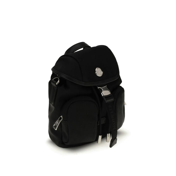 Moncler Black Calf Leather Bos Taurus Backpack