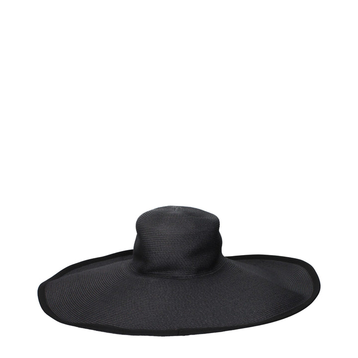 Max Mara Black Paper Sunhat