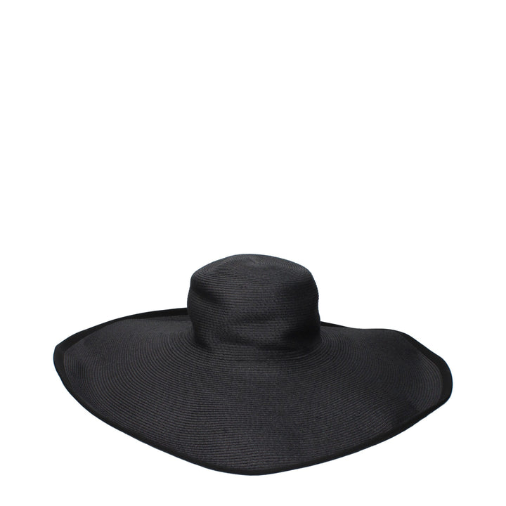 Max Mara Black Paper Sunhat