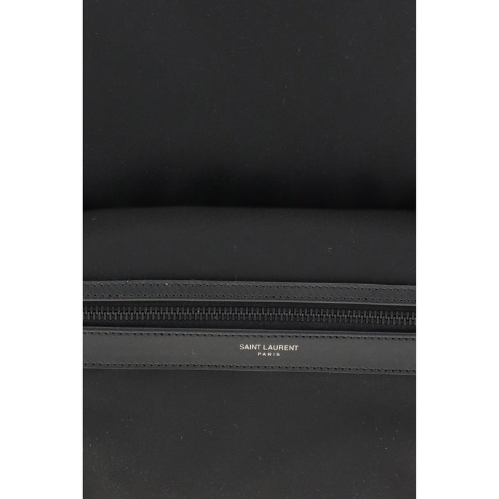 Saint Laurent Black Recycled Polyamide Backpack