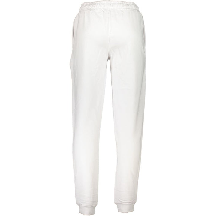 Cavalli Class Bianco Cotton Men Hoodie