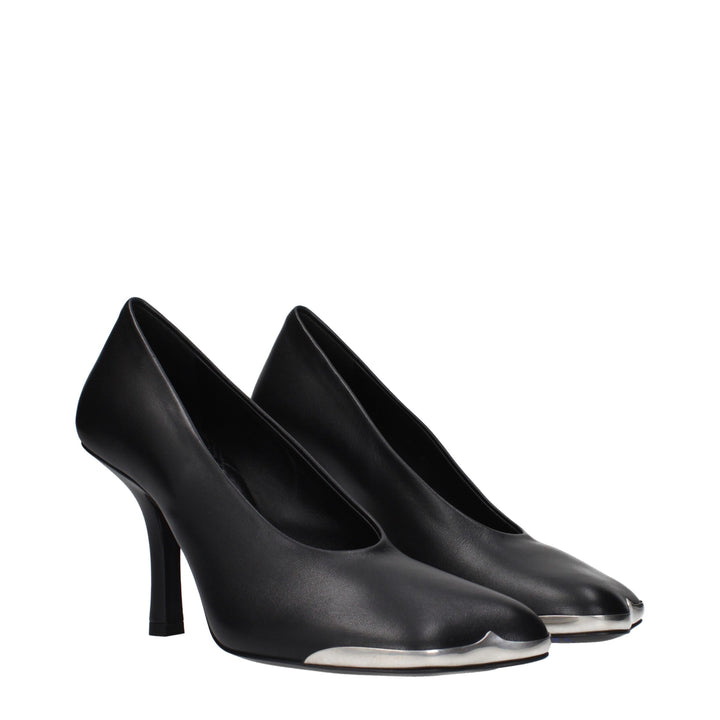 Burberry Black Leather Pumps