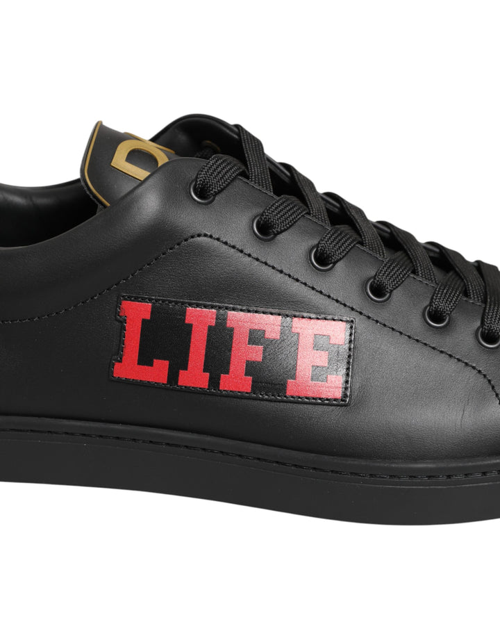 Dolce & Gabbana Black Street Life Low Top Men Sneakers Shoes