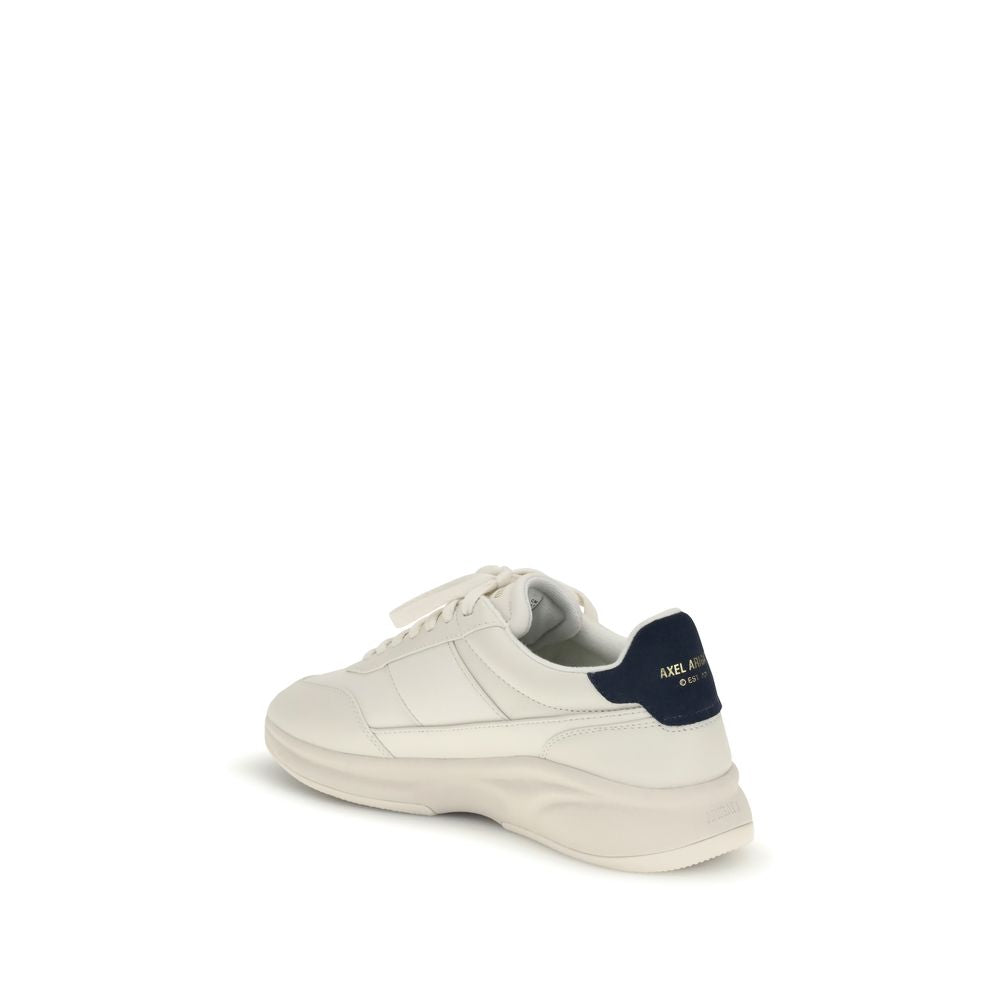 Axel Arigato White Calf Leather Bos Taurus Athletic Sneakers
