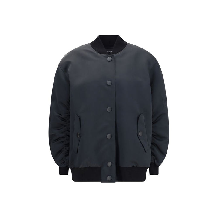 Dolce & Gabbana Black Polyester Bomber