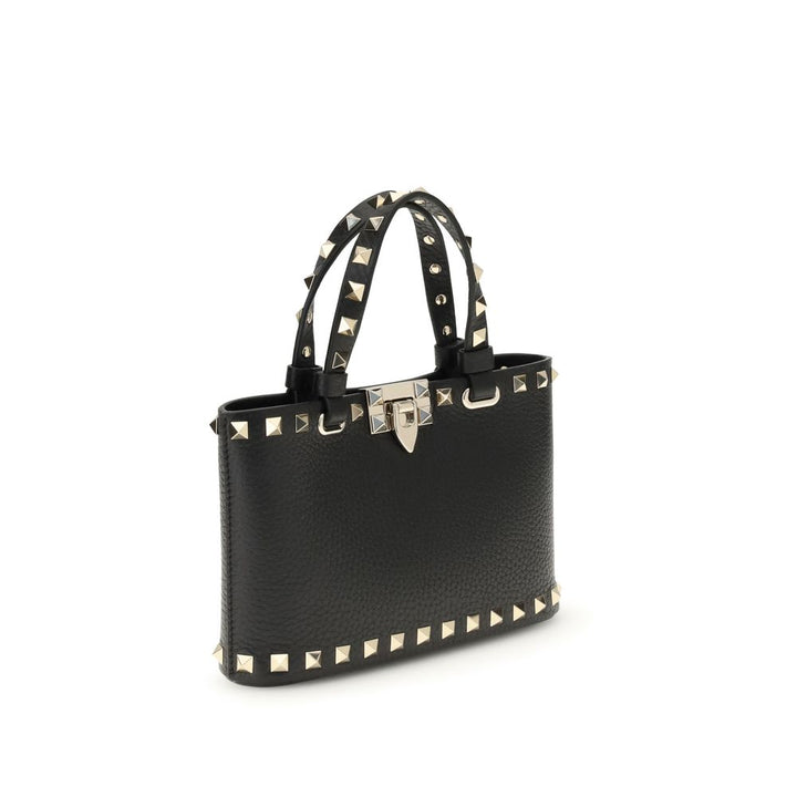 Valentino Garavani Black Leather Shoulder Bag