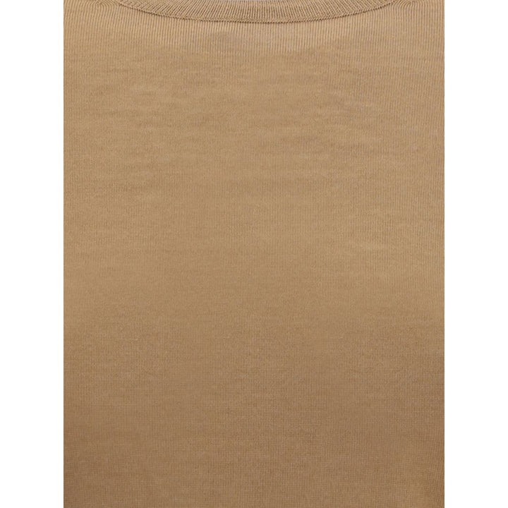 Max Mara Brown Fleece Wool Top