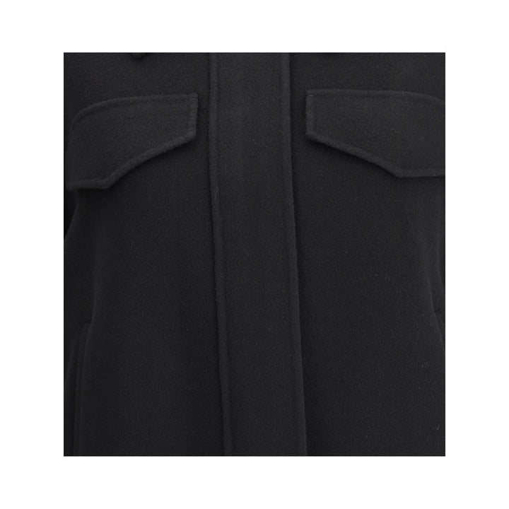 Max Mara Black Wool Cloacks