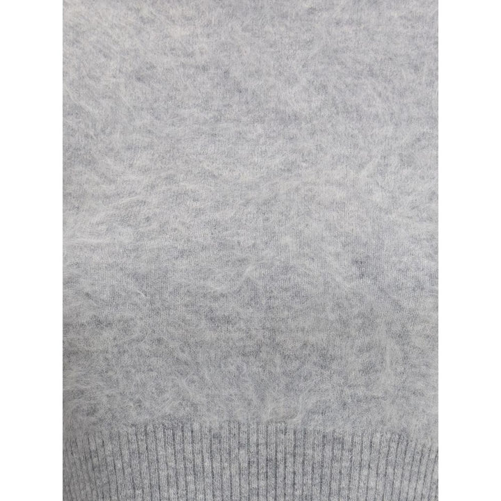 Max Mara Gray Cashmere Cashmere Sweater