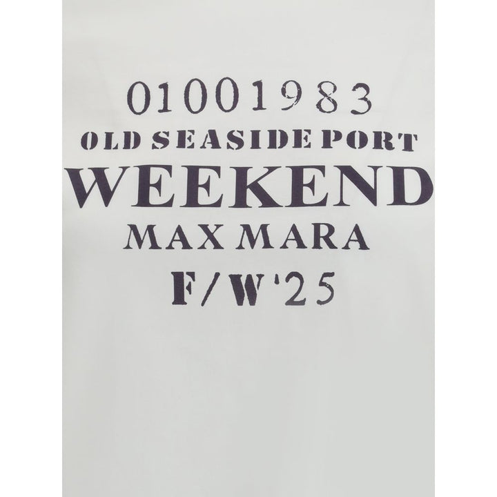 Max Mara White Cotton T-Shirt