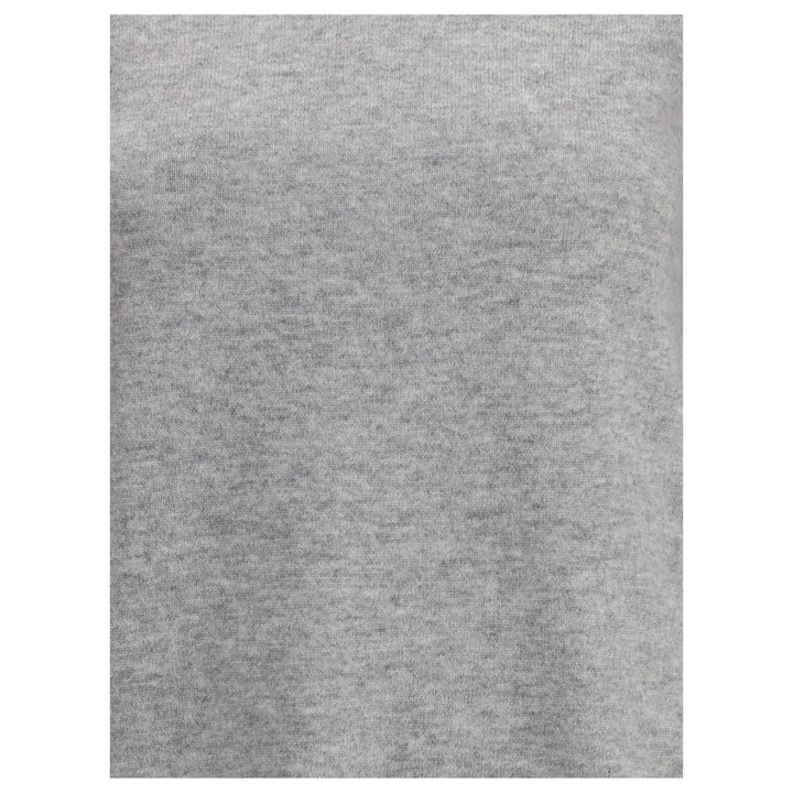 Max Mara Gray Wool Turtleneck