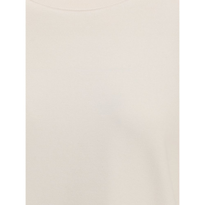 Max Mara White Polyester T-Shirt