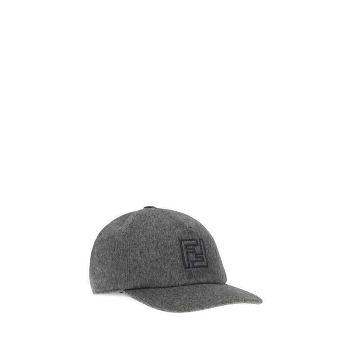 Fendi Gray Wool Cap (Baseball Hat)