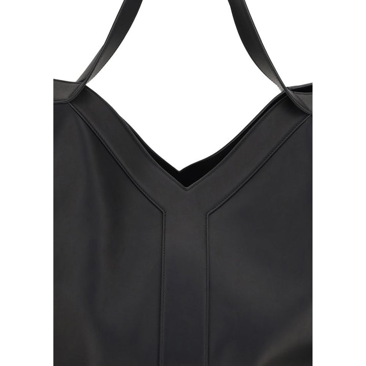 Saint Laurent Black Calf Leather Bos Taurus Shoulder Bag