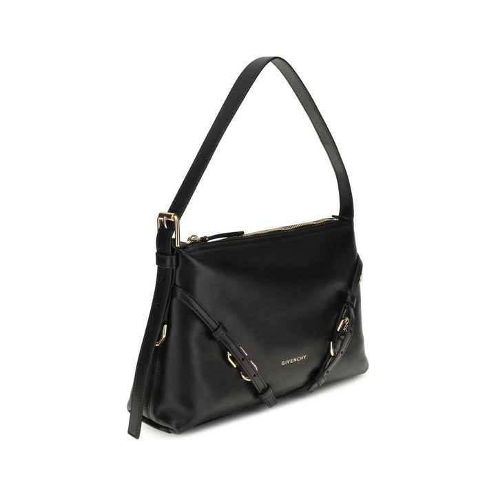 Givenchy Black Calf Leather Bos Taurus Shoulder Bag