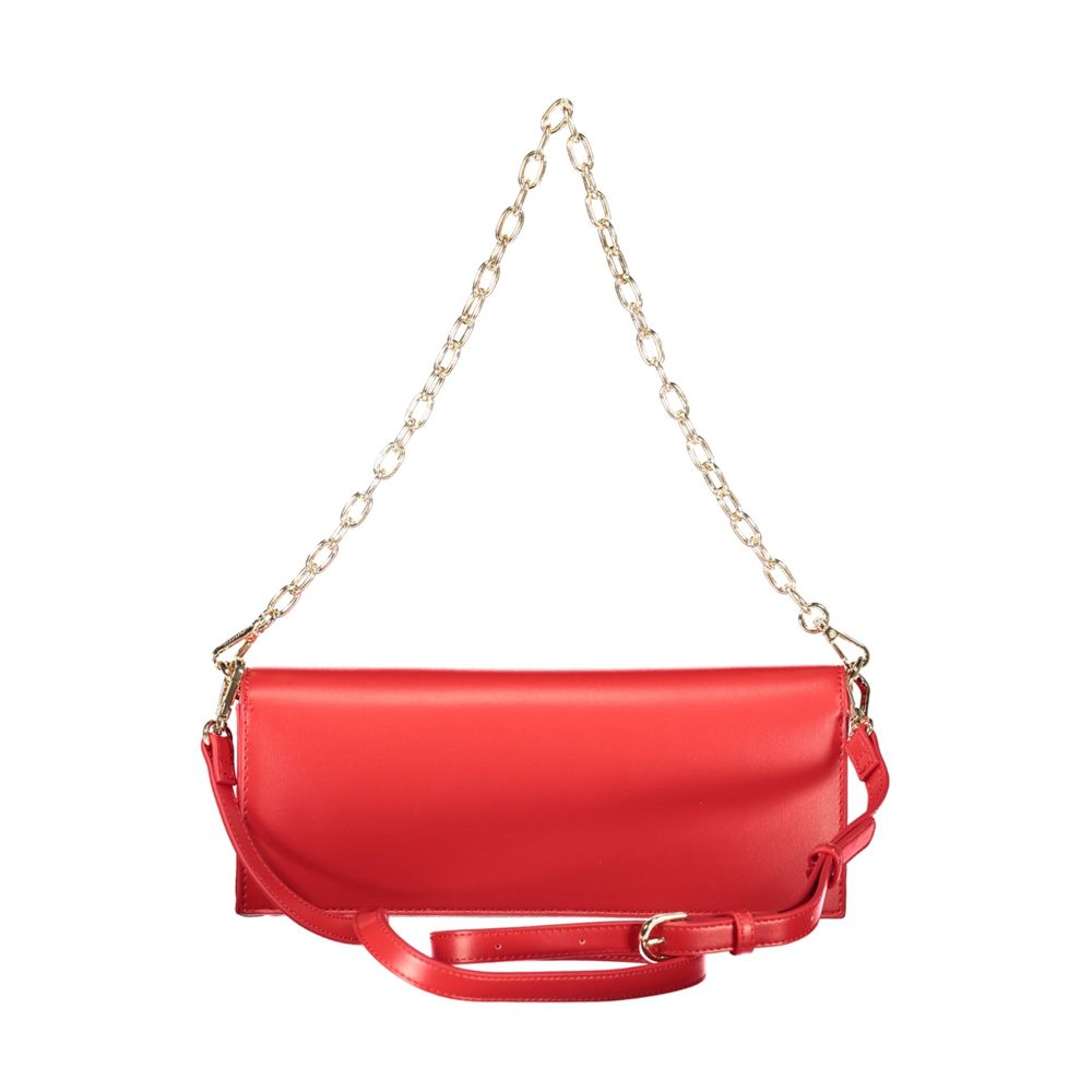 Mario Valentino Rosso Polyurethane Women Shoulder Bag