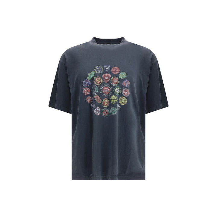Balenciaga Black Cotton T-Shirt