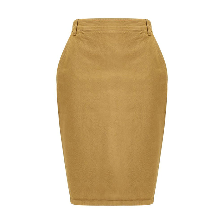 Saint Laurent Beige Denim Skirt