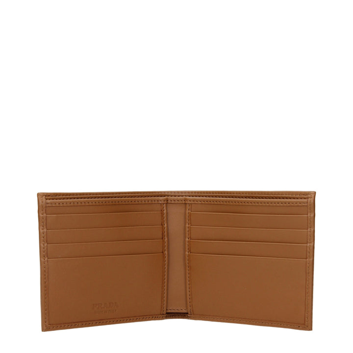 Prada Brown Fabric Wallet