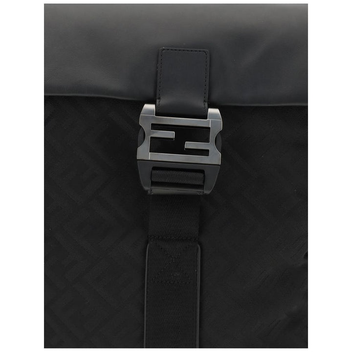 Fendi Black Nylon Shoulder Bag