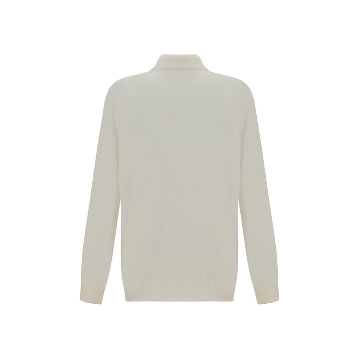 Brunello Cucinelli White Cashmere Cashmere Sweater