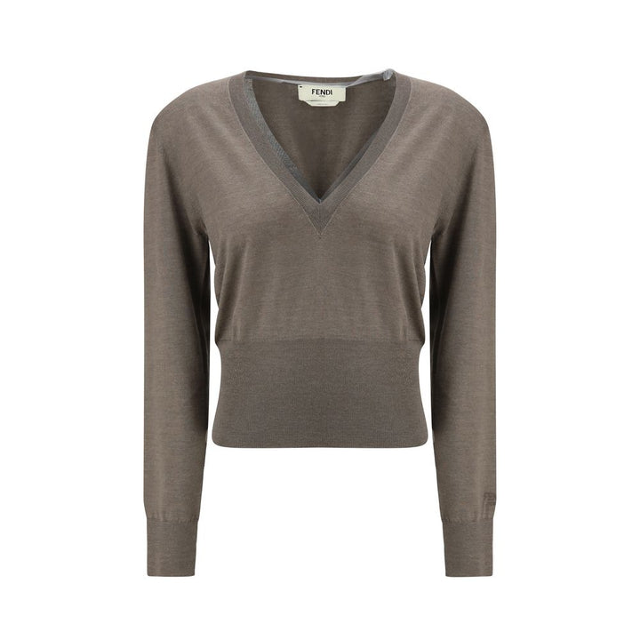 Fendi Brown Cashmere Cashmere Sweater