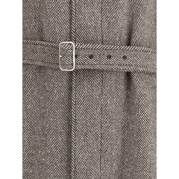 Ferragamo Beige Wool Coat