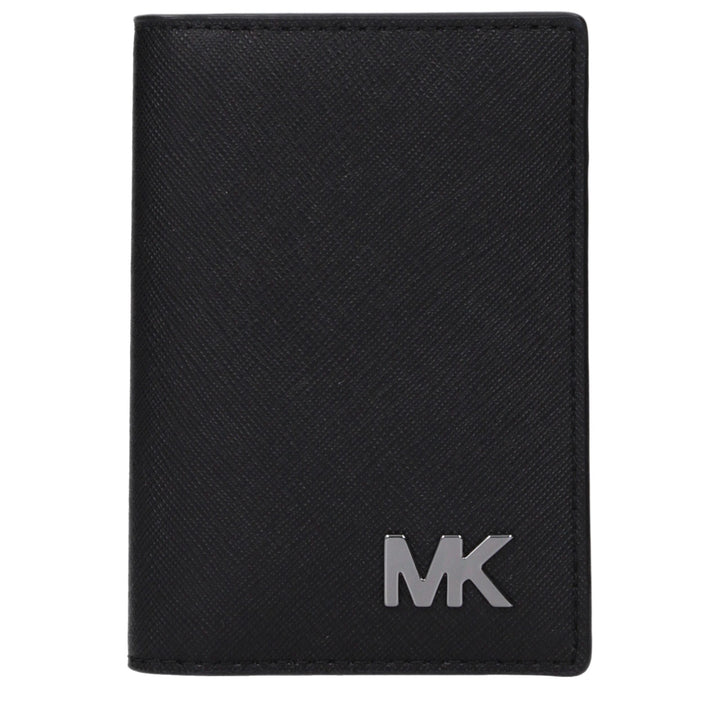 Michael Kors Black Fabric Cardholder