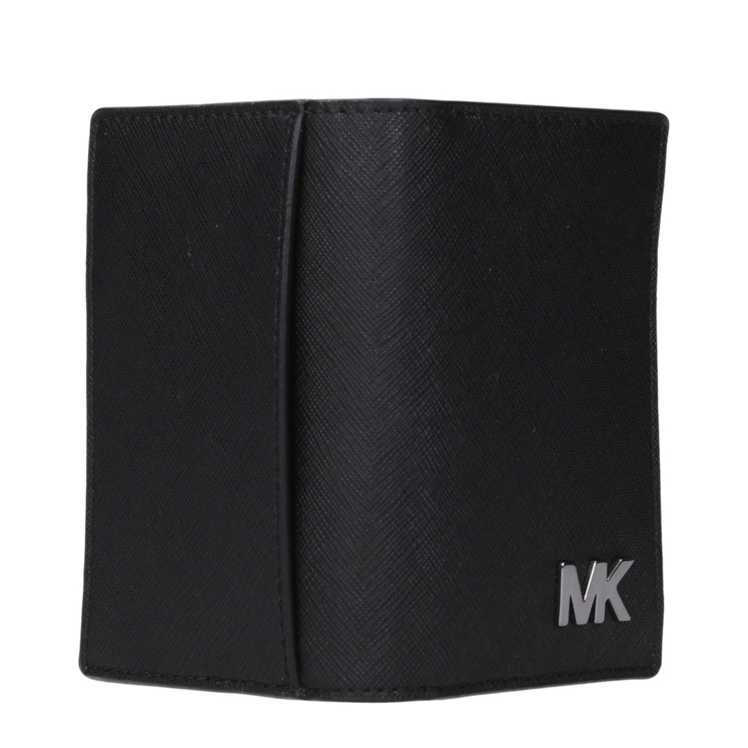 Michael Kors Black Fabric Cardholder