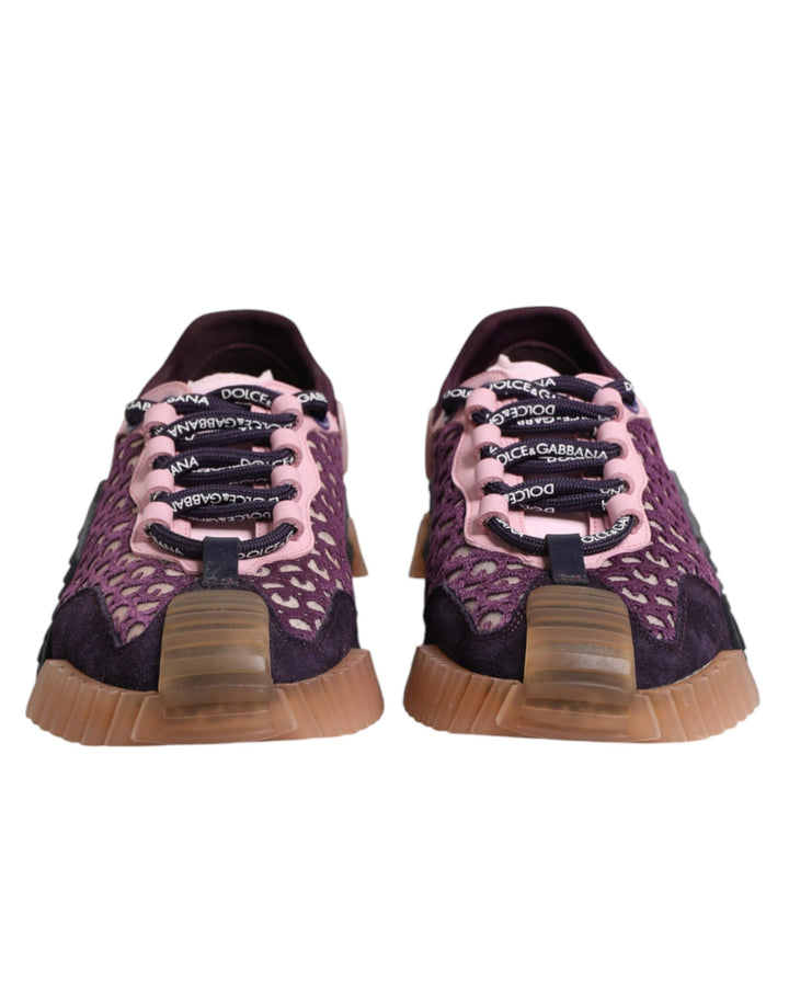 Dolce & Gabbana Multicolor Logo Low Top NS1 Sneakers Shoes