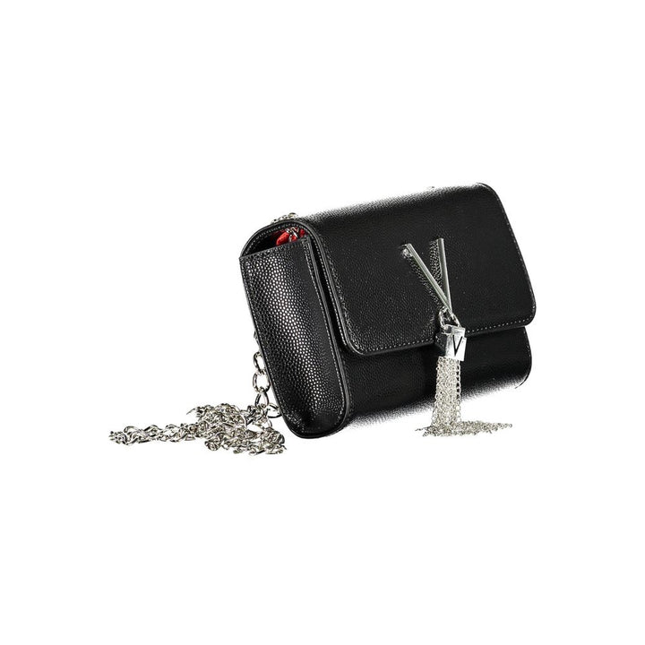 Mario Valentino Black Polyurethane Women Handbag