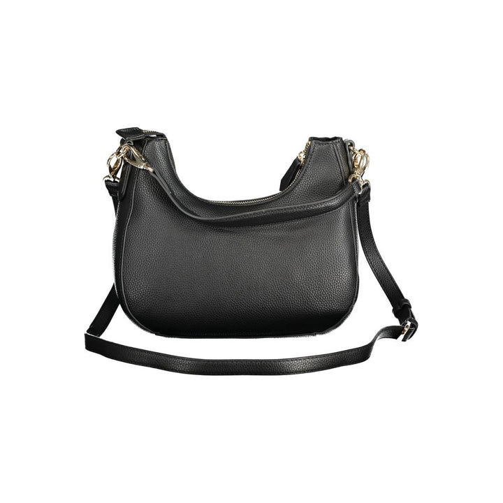 Mario Valentino Black Polyurethane Women Handbag