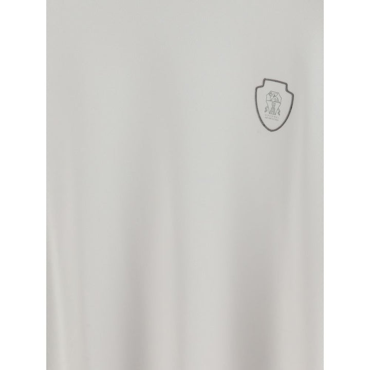 Brunello Cucinelli White Polyamide T-Shirt