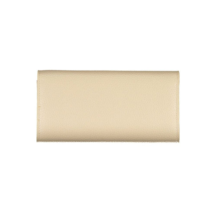 Mario Valentino Beige Polyurethane Women Wallet