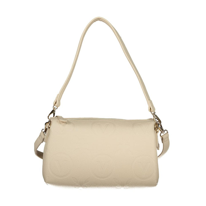 Mario Valentino Beige Polyurethane Women Shoulder Bag
