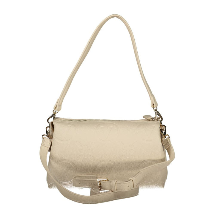 Mario Valentino Beige Polyurethane Women Shoulder Bag