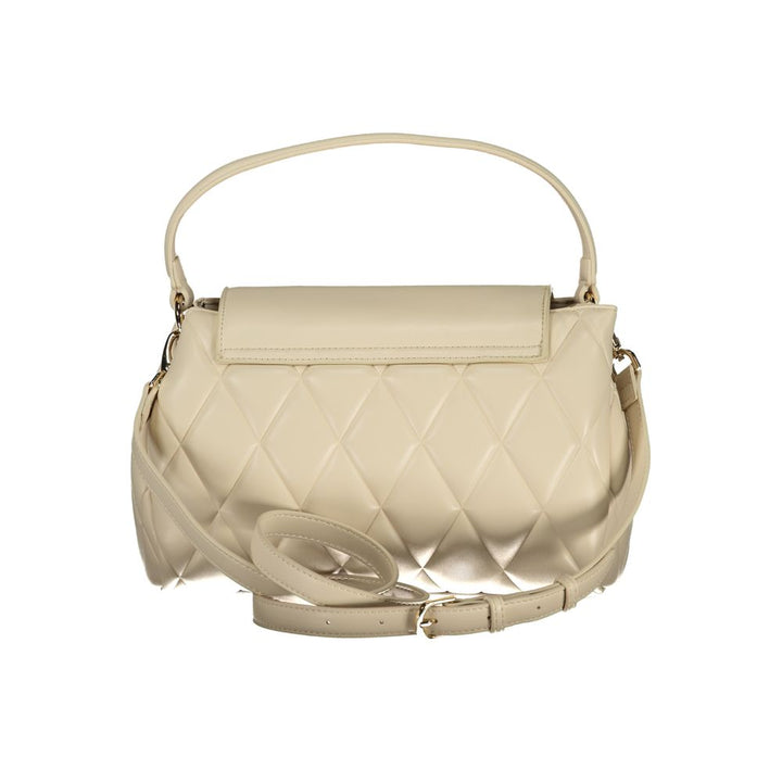 Mario Valentino Beige Polyurethane Women Handbag