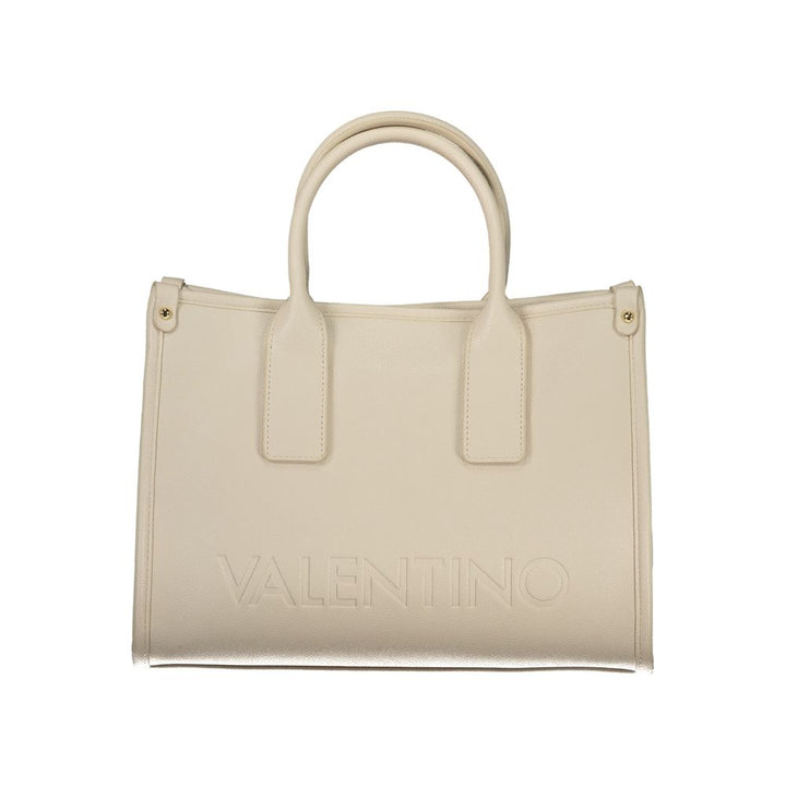 Mario Valentino Beige Polyurethane Women Handbag