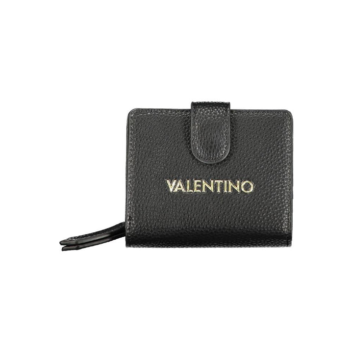 Mario Valentino Black Polyurethane Women Wallet