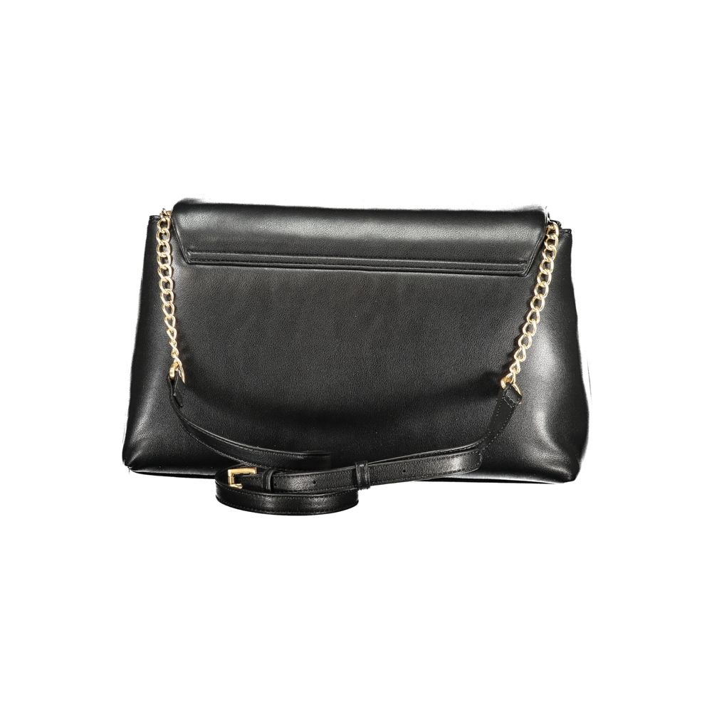 Mario Valentino Nero Poliuretano Women Shoulder Bag