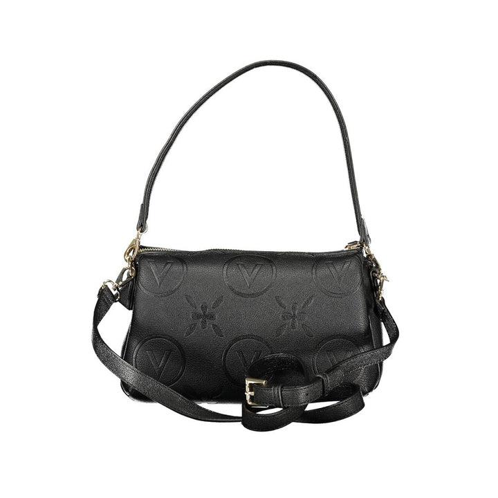 Mario Valentino Nero Polyurethane Women Shoulder Bag
