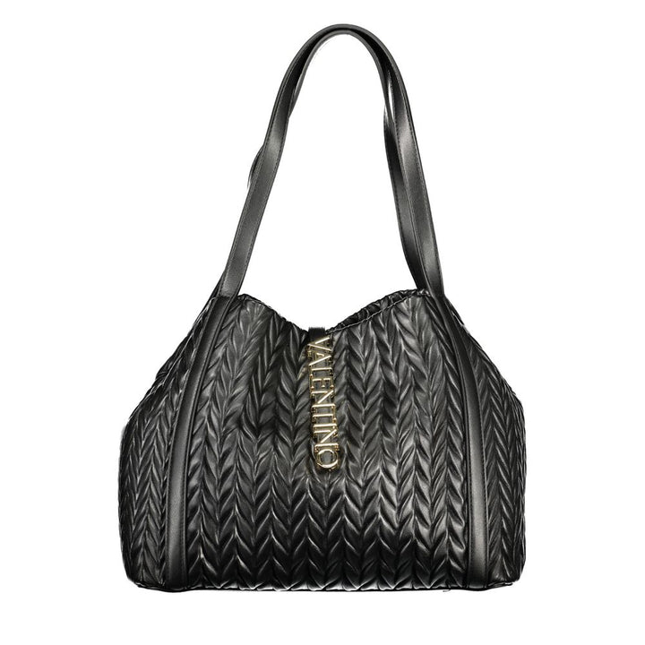 Mario Valentino Black Polyurethane Women Shoulder Bag