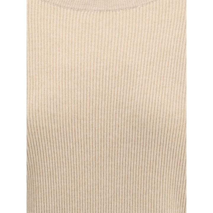 Brunello Cucinelli Beige Cashmere Cashmere Sweater