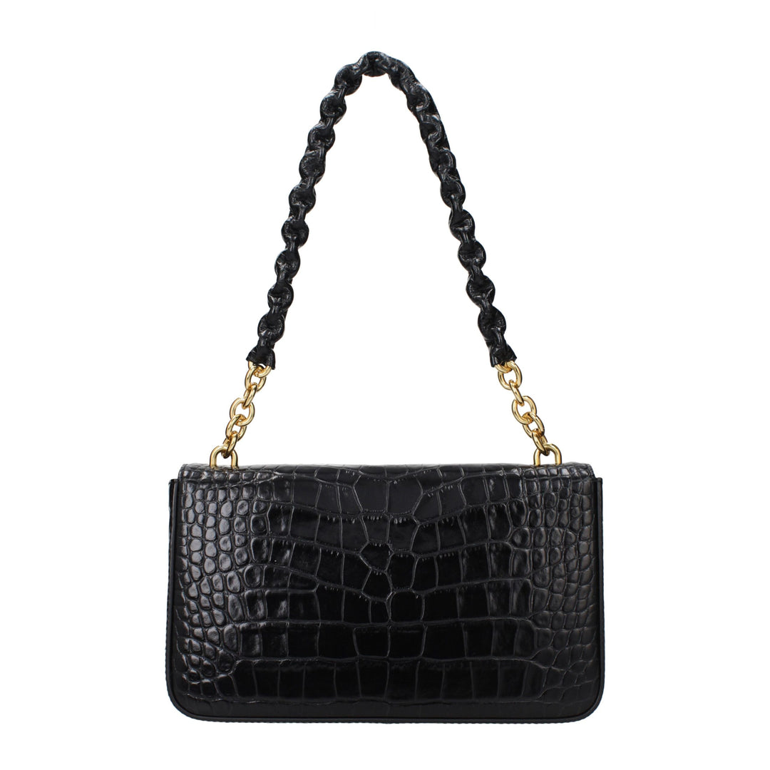 Tom Ford Black Leather Shoulder Bag
